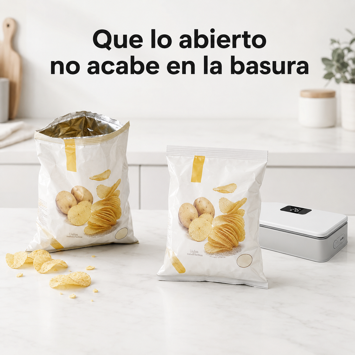 Mini Selladora de Bolsas Recargable